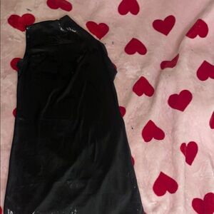 Black Metallic Dress